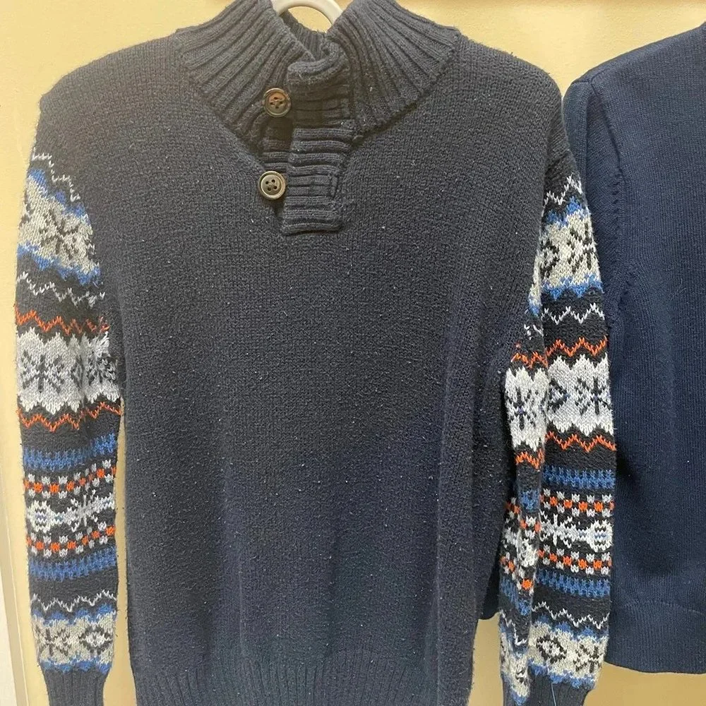 Gymboree Carter's Toddler Boy Fair Isle Sweater Bundle Size 3T
